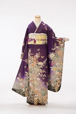 彦根でレンタルできる紫色の振袖