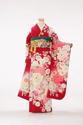 彦根でレンタルできる赤色の振袖